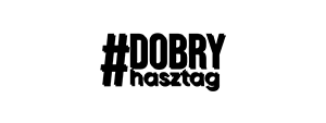 Przycisk do strony internetowej Dobry Hasztag